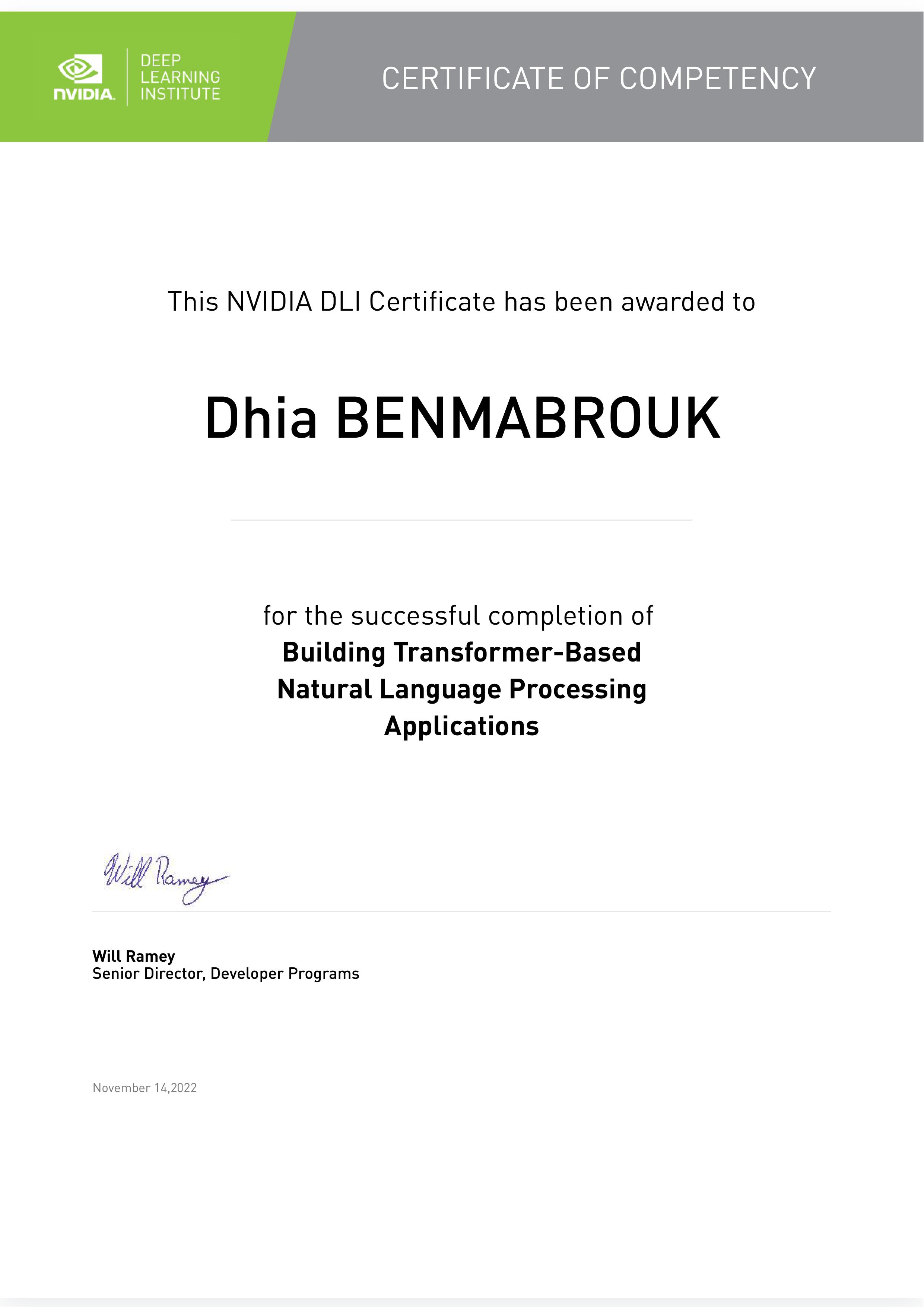 certificat