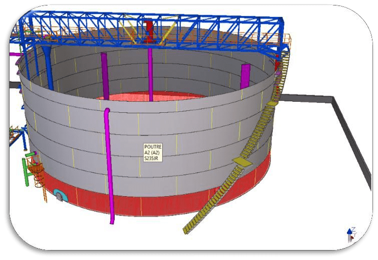 Construction réservoir