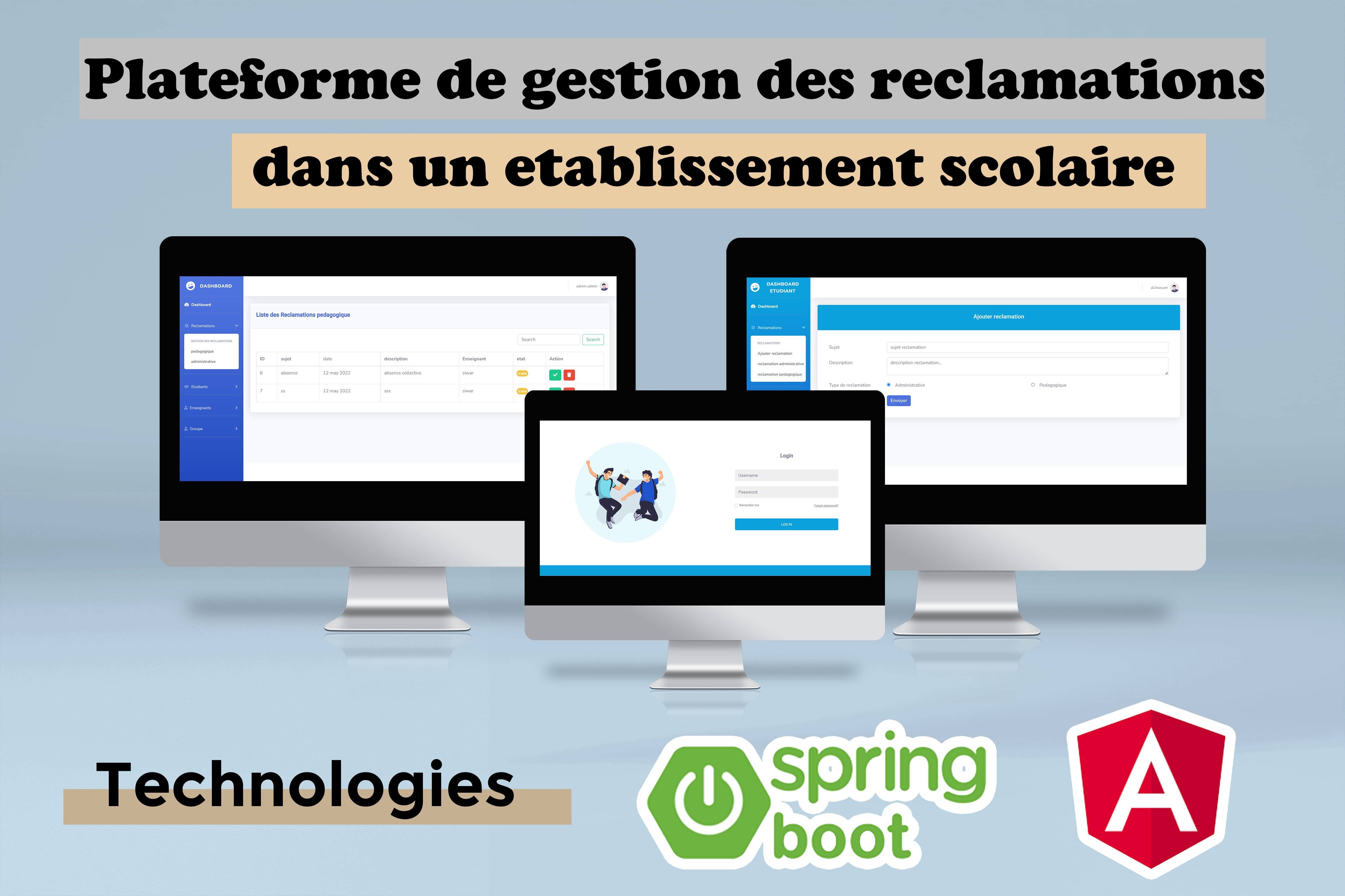 plateforme de gestion des réclamations