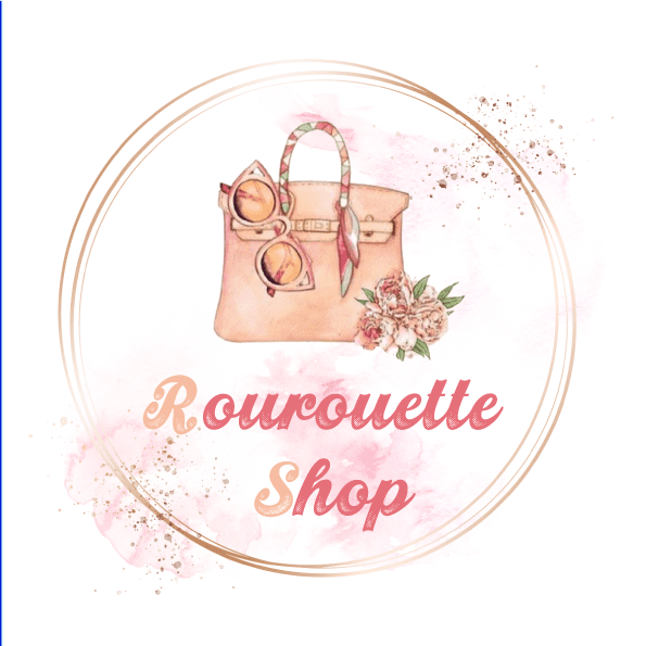 Logo de boutique femme en ligne \"Rourouette shop\"