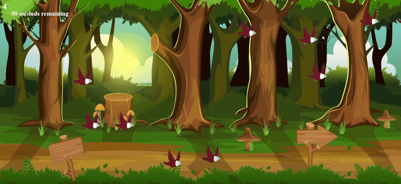 Shooting bird | 2D-Game