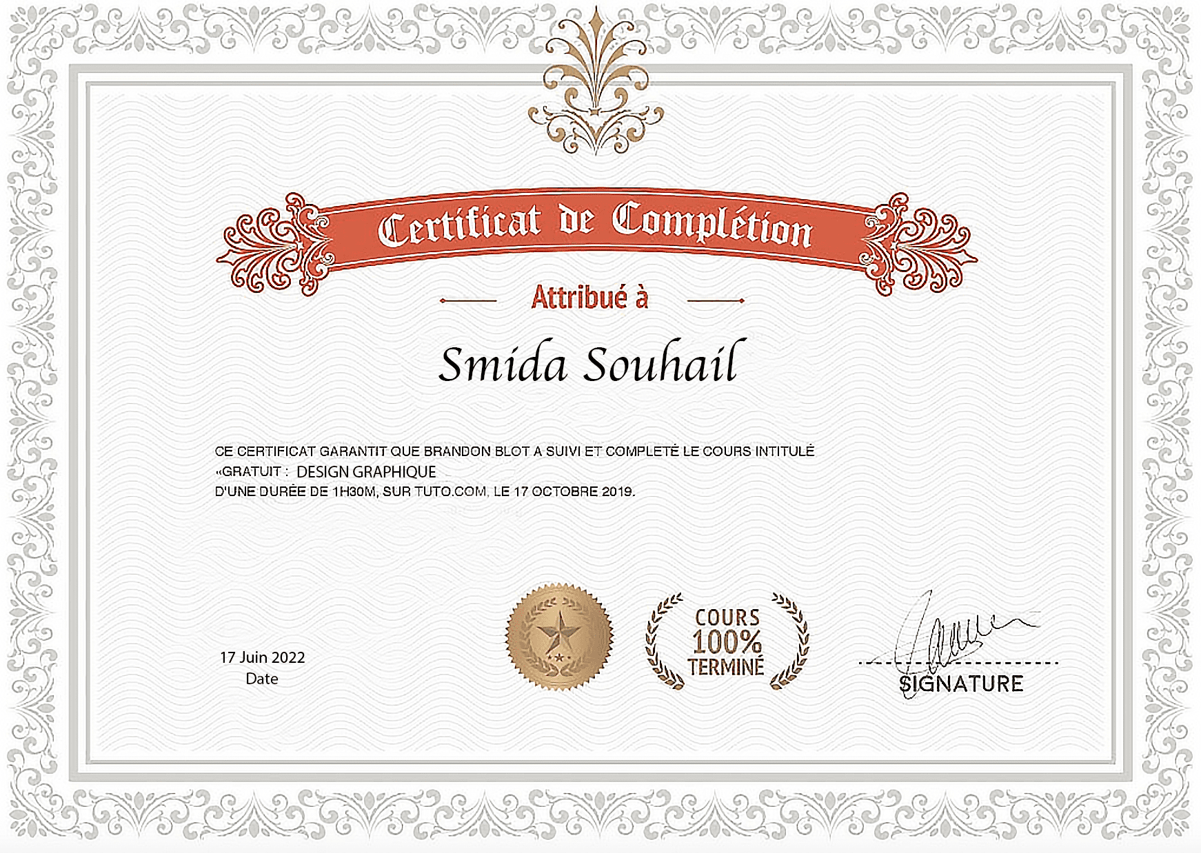 certificat