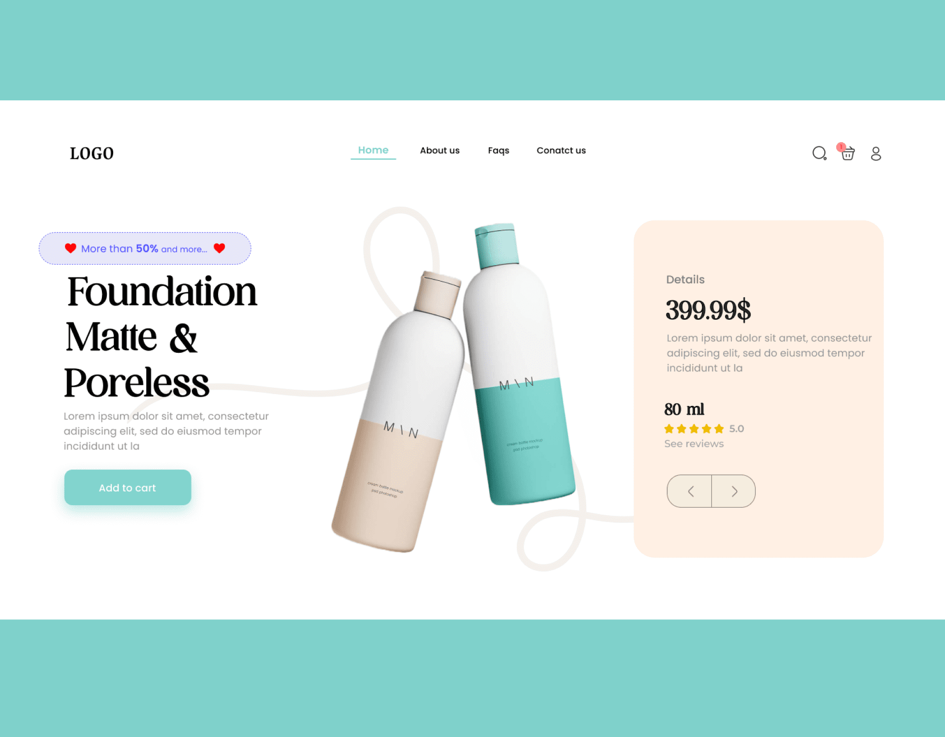 E-Commerce website design