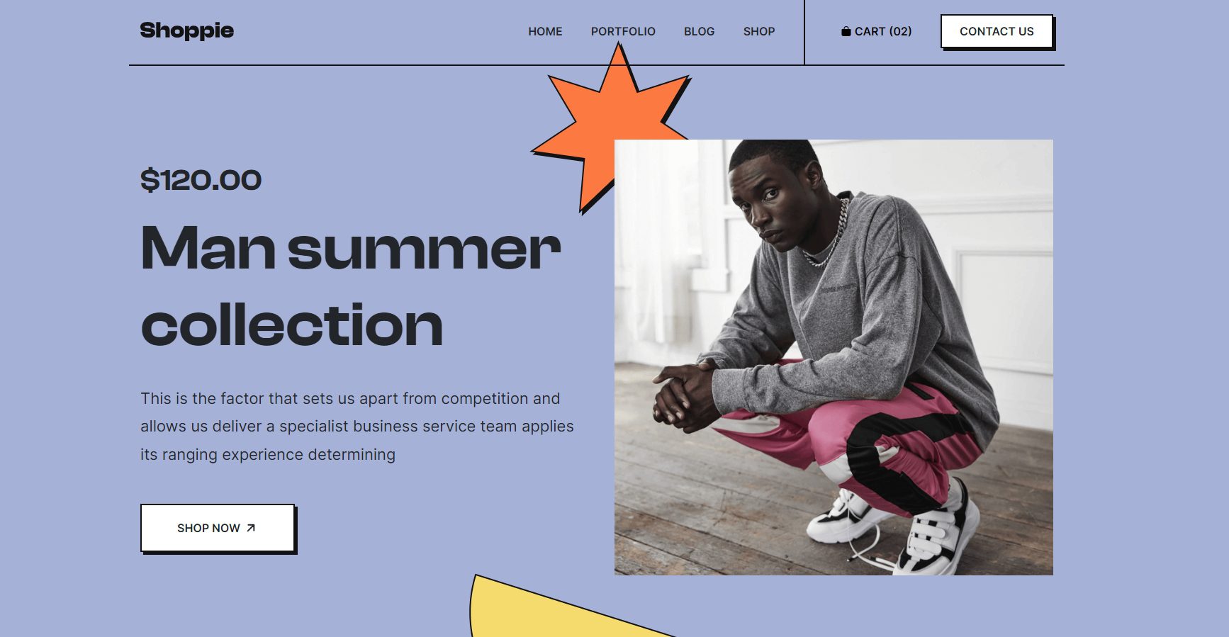 Funky Style eCommerce Landing Page