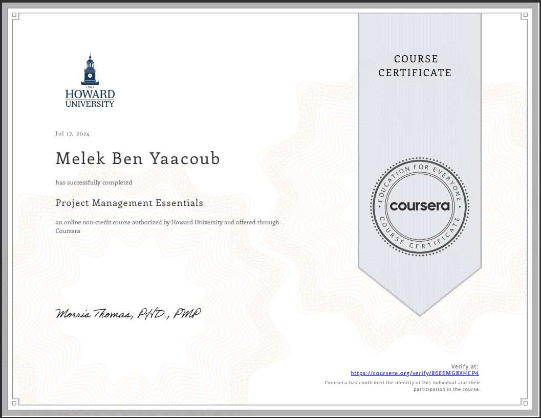 certificat