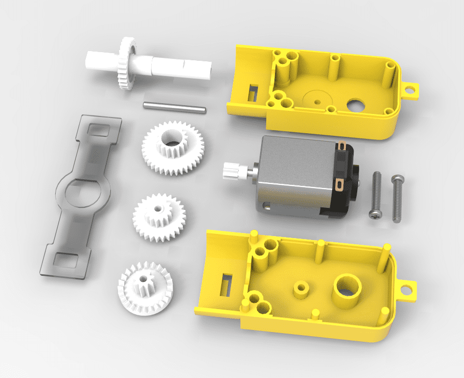 Création \" Moteur DC 3~ 6VDC \" en 3D