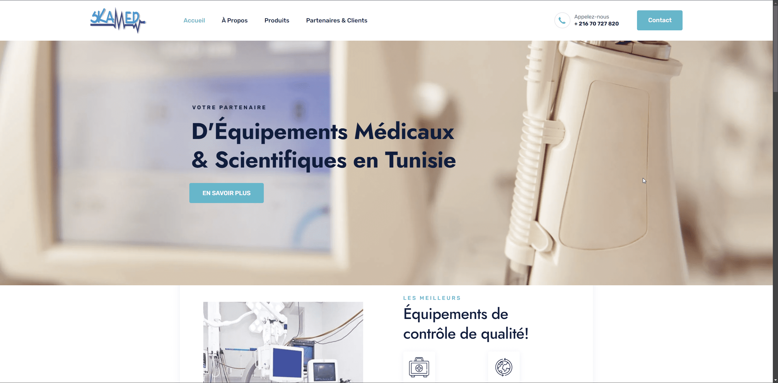 Skamed | Vente des équipements médicaux