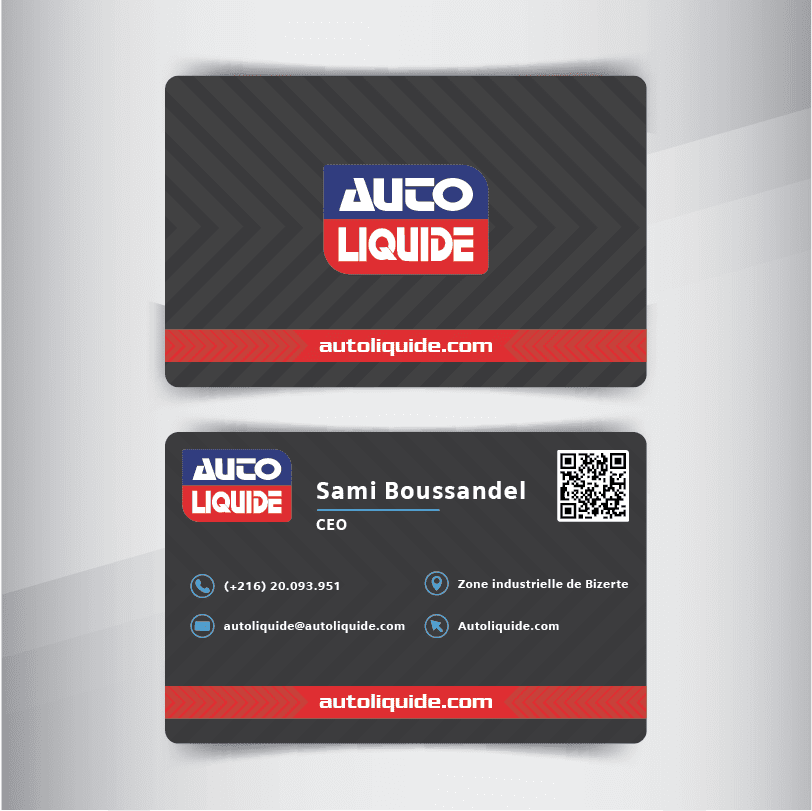 Carte visite Auto Liquide tunis