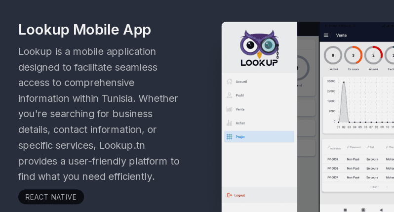 Lookup Mobile App