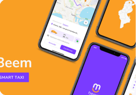 Beem Smart Taxi mobile app