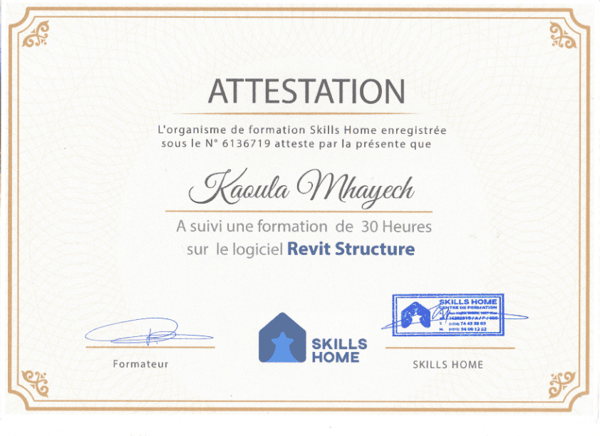 certificat