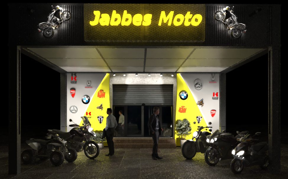 facade showroom Moto Night