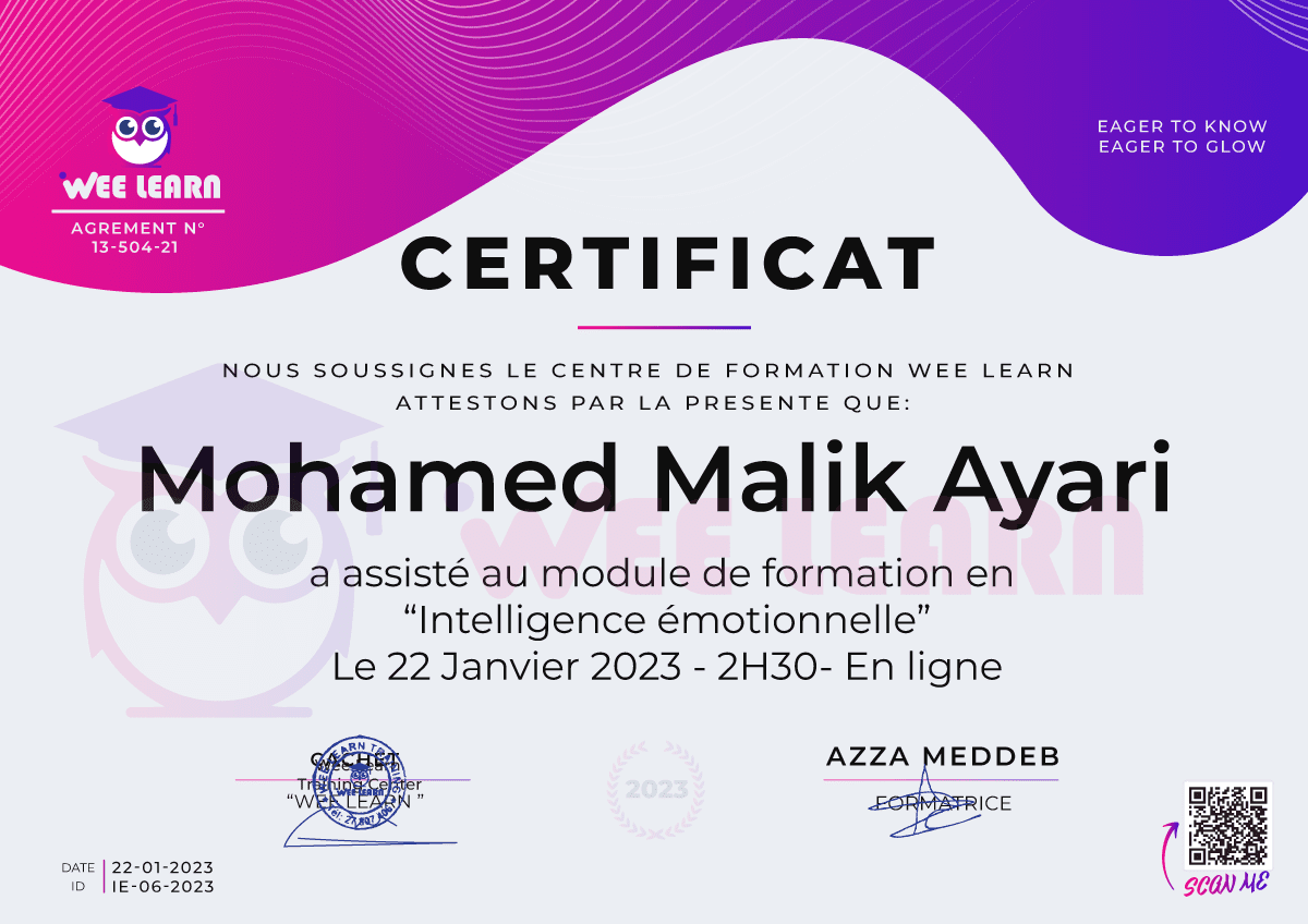 certificat